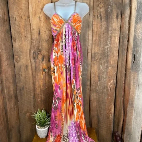 Jodi Kristopher | Dresses | Jodi Kristopher Ikat Maxi Dress Size Small |  Poshmark